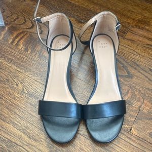 A New Day kitten heel wedge Target Brand Black